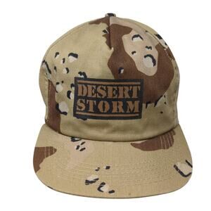 Desert Storm Snapback 5 Panel Cap Multicolor One Size Camo Tonkin Inc Vintage US